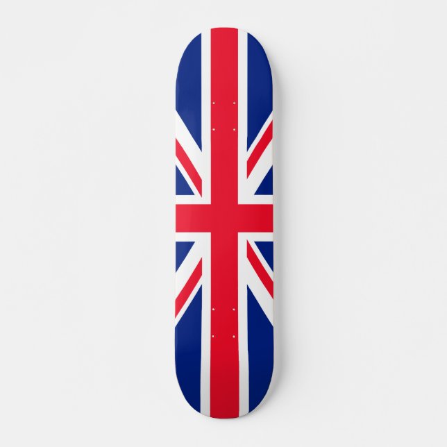 UK British Great Britain England English Flag Skateboard (Front)