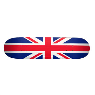 UK British Great Britain England English Flag Skateboard