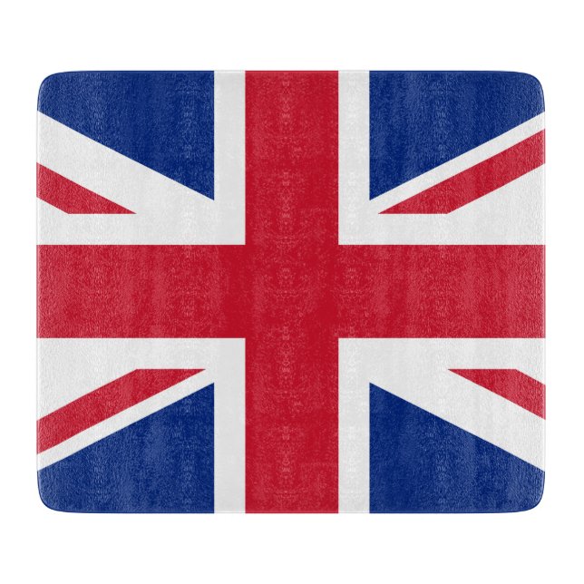 UK British Union Jack Flag Cutting Board (Front)