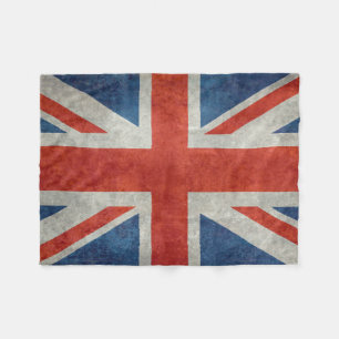 UK British Union Jack flag retro fleece blanket