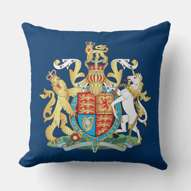 UK coat of arms Cushion (Front)