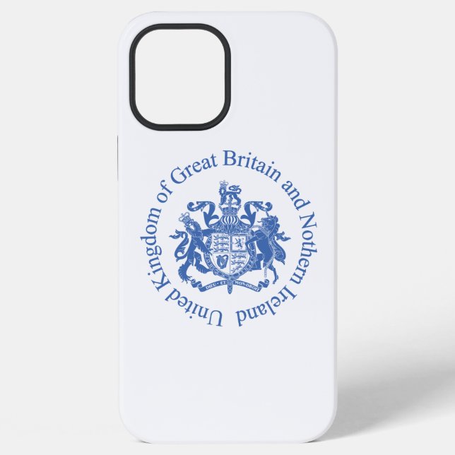 UK coat of arms iPhone Case (Back)