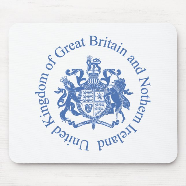 UK coat of arms Mouse Mat (Front)