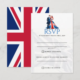 UK Couple RSVP Card
