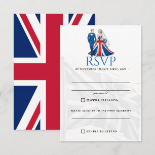 UK Couple RSVP Card