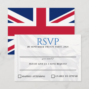 UK Couple RSVP Card