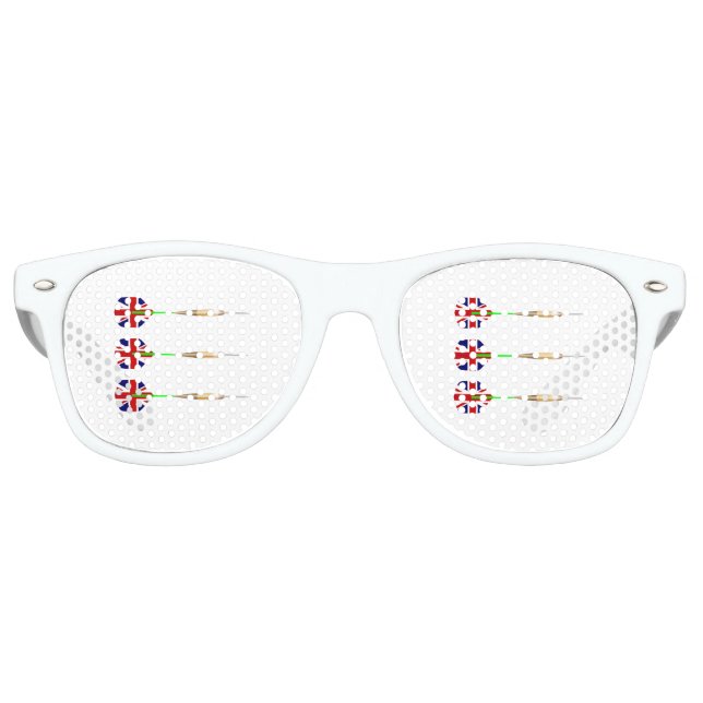 UK Darts Retro Sunglasses (Front)