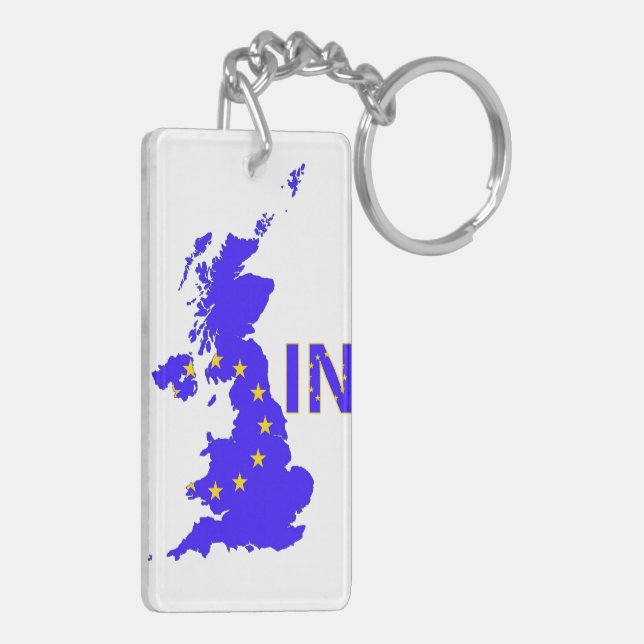 UK – EU membership referendum 2016 Key Ring (Back Left)