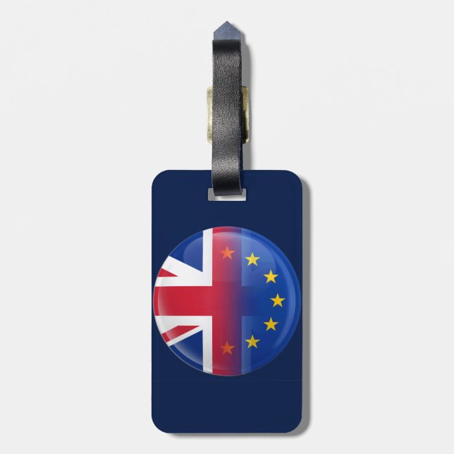 UK – EU membership referendum 2016 Luggage Tag (Back Vertical)