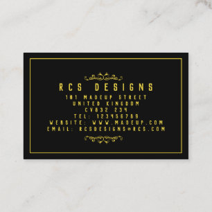 UK / Euro, 8.5 cm x 5.5 cm Business Card