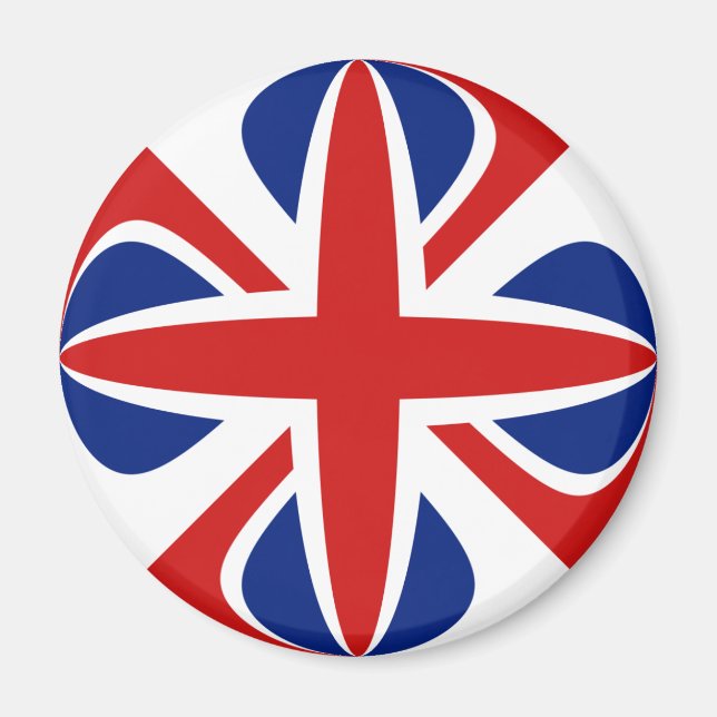UK Fisheye Flag Magnet (Front)