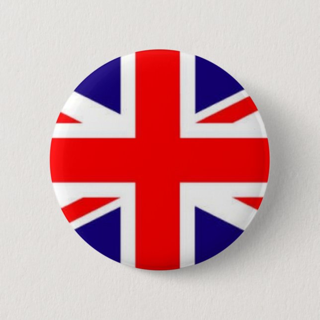 uk-flag 6 cm round badge (Front)