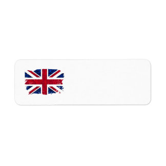UK FLAG Address Labels