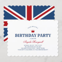 UK Flag Birthday Party