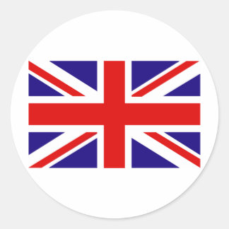 UK Flag Classic Round Sticker