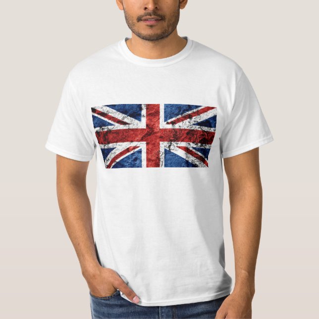 UK FLAG GRUNGE T-Shirt (Front)