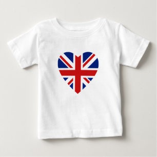 UK Flag Heart T-Shirt