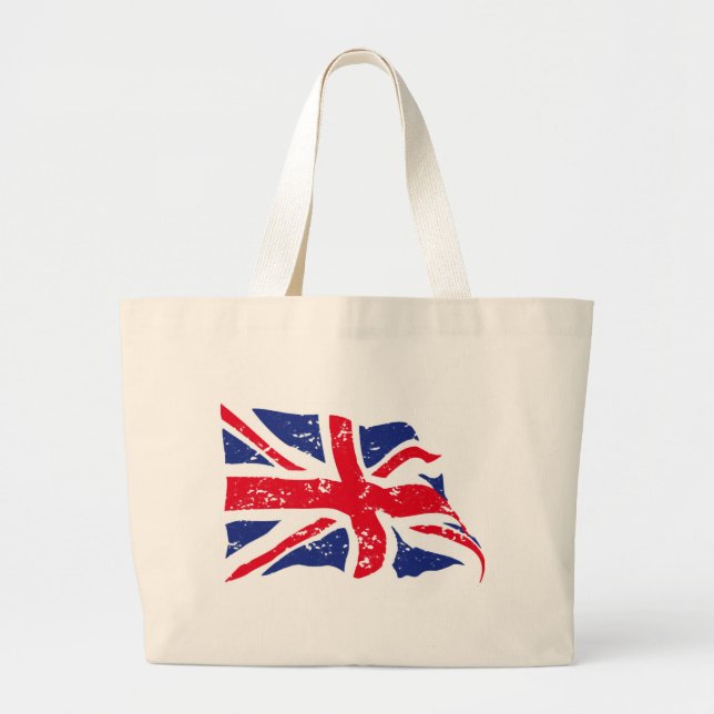 UK Flag Large Tote Bag (Front)