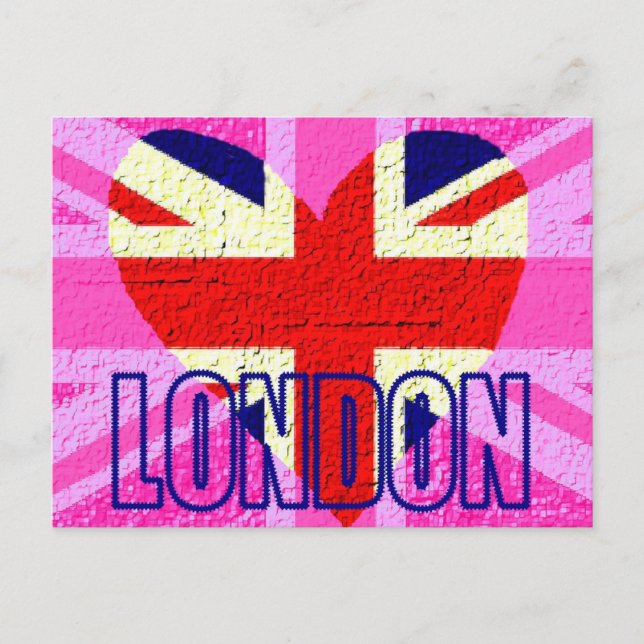 UK flag London Postcard (Front)