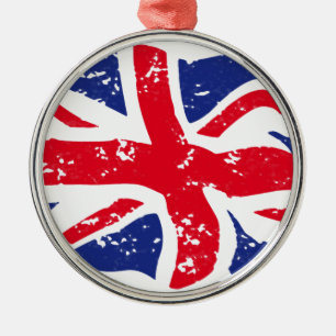 UK Flag Metal Tree Decoration