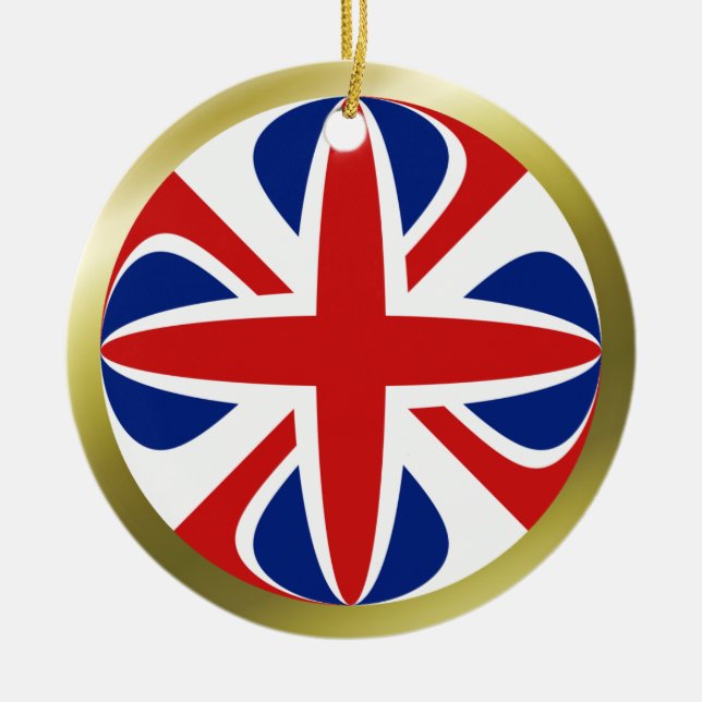 UK Flag Ornament (Front)