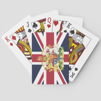 UK flag phone case Playing Cards