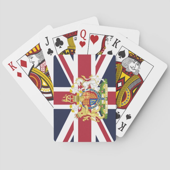 UK flag phone case Playing Cards (Back)