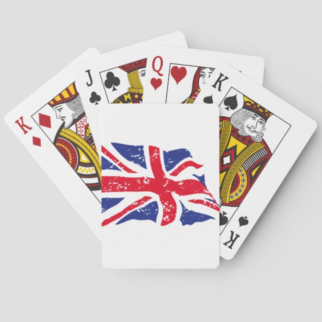UK Flag Playing Cards (Back)