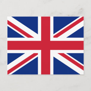 UK Flag Postcard