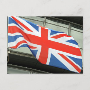 uk flag postcard