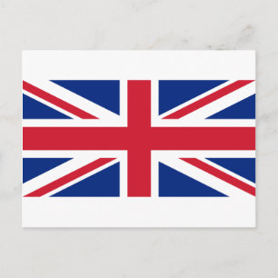 UK Flag Postcard