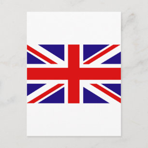 UK Flag Postcard