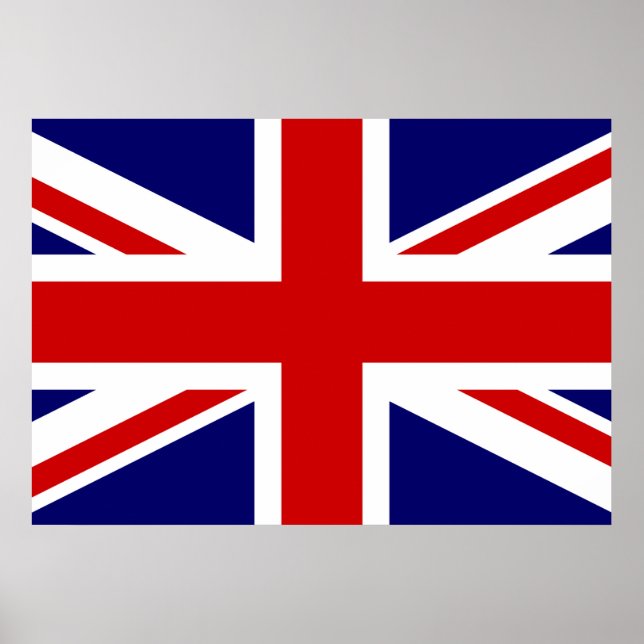 Uk Flag Poster (Front)