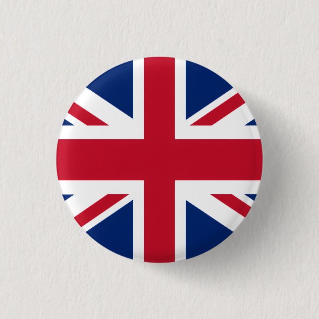 UK Flag Pride 3 Cm Round Badge (Front)