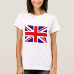 UK Flag T-Shirt<br><div class="desc">great,  britain,  flag,  royal,  wedding,  william,  kate,  princes,  catherine,  middleton,  uk,  gbr,  british,  england,  princess,  england,  british, </div>