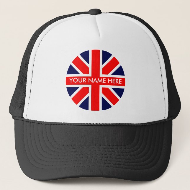 UK flag. Trucker Hat (Front)