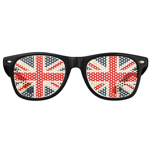 UK Flag Union Jack Party Shades (Front)