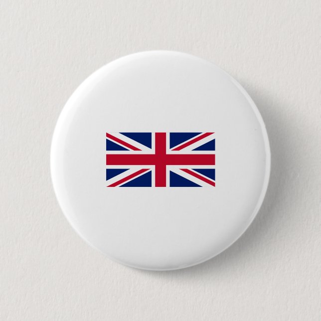 Uk Flag-United Kingdom-England-Union Jack 6 Cm Round Badge (Front)