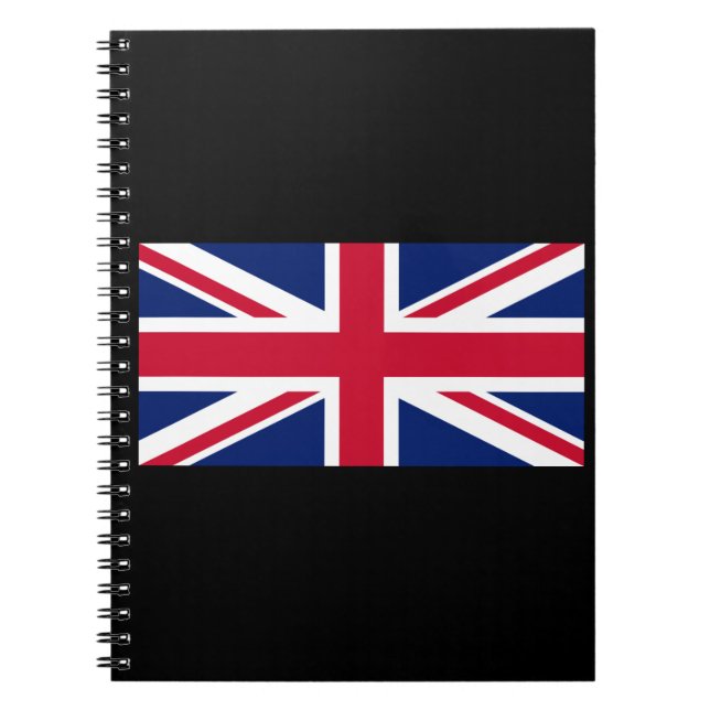 Uk Flag-United Kingdom-England-Union Jack Notebook (Front)