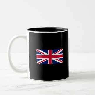 Uk Flag-United Kingdom-England-Union Jack Two-Tone Coffee Mug