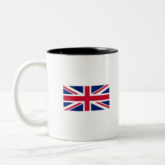 Uk Flag-United Kingdom-England-Union Jack Two-Tone Coffee Mug