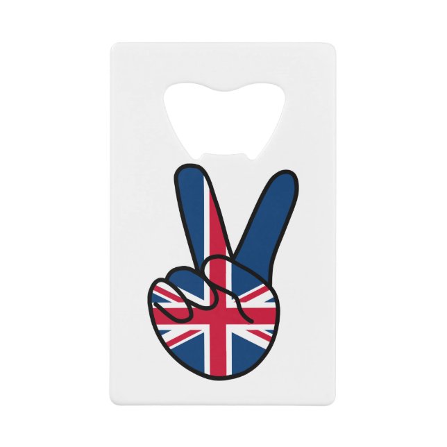 UK Flag V Sign (Front)
