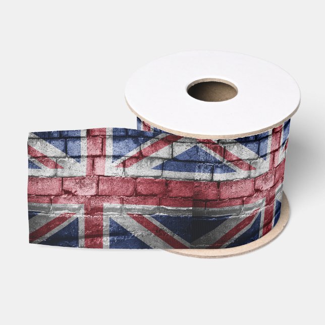 UK flag wall Grosgrain Ribbon (Spool)