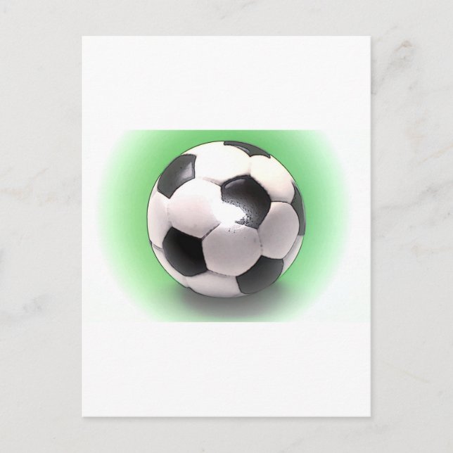 UK Football Ball Postcard (Front)