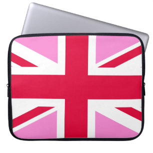 UK Gay Pride (Pink Union Jack) (Gay British Flag) Laptop Sleeve