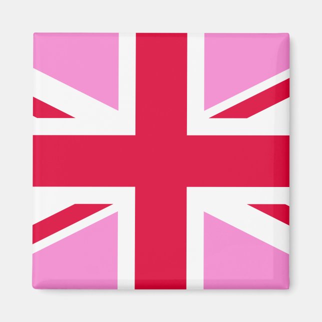UK Gay Pride (Pink Union Jack) (Gay British Flag) Magnet (Front)