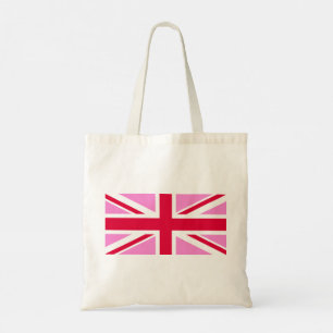 UK Gay Pride (Pink Union Jack) (Gay British Flag) Tote Bag
