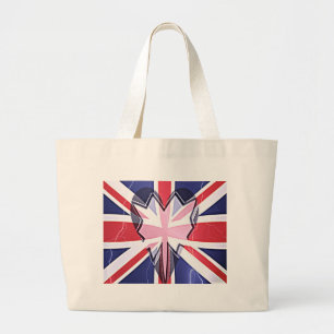UK Hakuna matata. Large Tote Bag