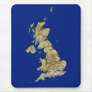 UK Map Mousepad