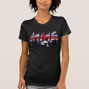 UK MMA Skull Ladies T-shirt